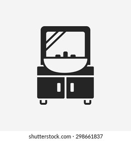 mirror washbasin icon