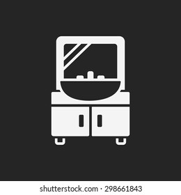 mirror washbasin icon