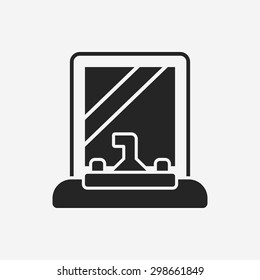 mirror washbasin icon