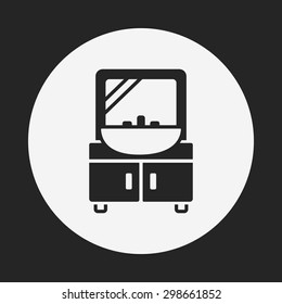mirror washbasin icon
