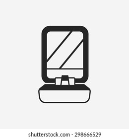 mirror washbasin icon