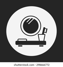 mirror washbasin icon