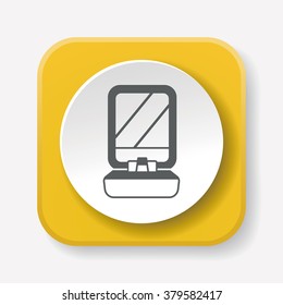 mirror washbasin icon