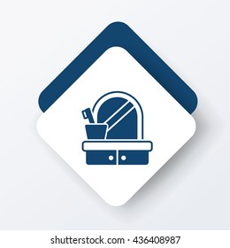 mirror washbasin icon