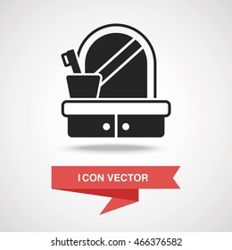 mirror washbasin icon