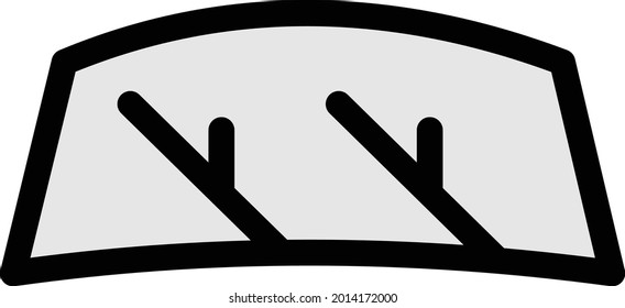 mirror with white background. mirror is a symbol of artificial intelligence.colour line icon.