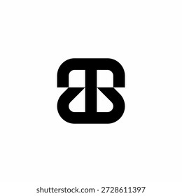 Mirrored 'BB' monogram with sleek, monolinear paths symbolizing stability and futuristic tech.