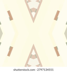 Mirrored line-art composition single-line style in sienna, warm shell, ivory paper, basil green, cornsilk, olive ash, moss green, pine needle