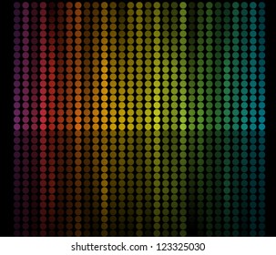 Mirrored rainbow lights