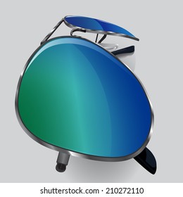 mirrored sunglasses