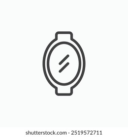 Icono de línea simple en estilo de línea.