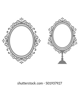 mirrors in vintage style