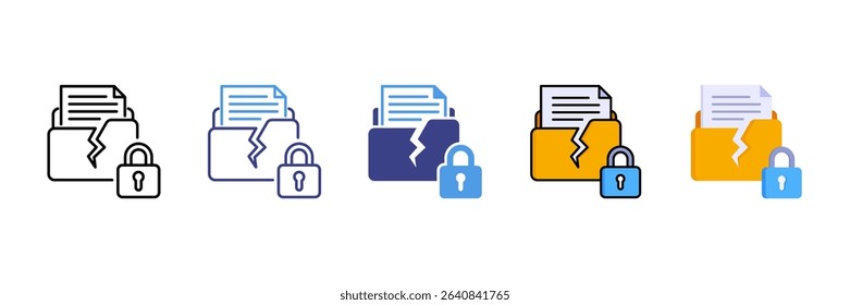 Misappropriation Multi Style Icon Set