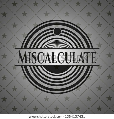 Miscalculate dark emblem. Retro