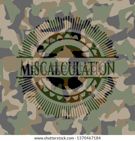 Miscalculation on camo texture