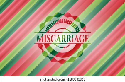 Miscarriage christmas badge background.