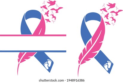 Download Infant Loss Ribbon High Res Stock Images Shutterstock