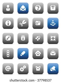 Miscellaneous buttons. Icons for websites and interface elements. Vector illustration.