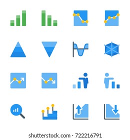 Miscellaneous charts icon set