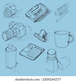 miscellaneous drawing rough sketch pencil style