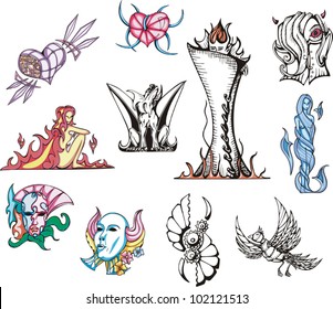 Miscellaneous Fantasy Vector Designs