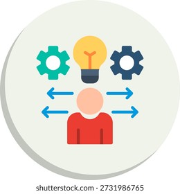 Miscellaneous Flat Circle Style Icon