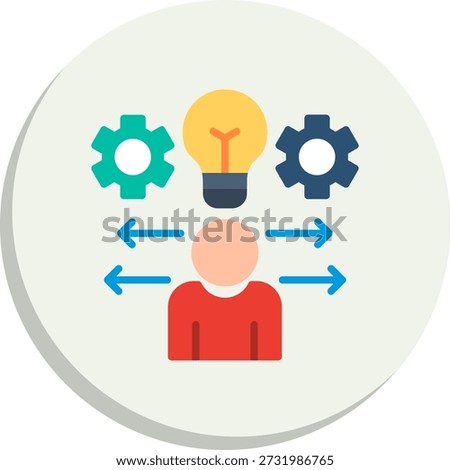 Miscellaneous Flat Circle Style Icon