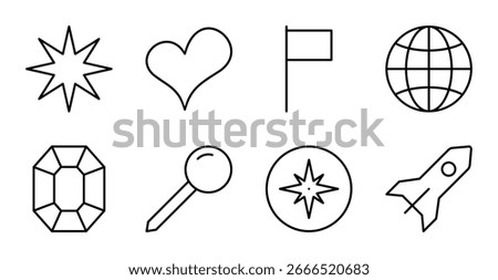 Miscellaneous Icon Set for UI