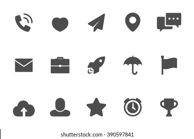 Miscellaneous icons black