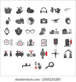 miscellaneous icons for general purpose usage 