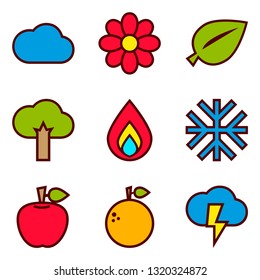Miscellaneous Nature Icon Set