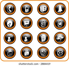 Miscellaneous office and communication icons