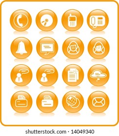Miscellaneous office and communication vector icons