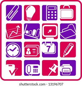 Miscellaneous office vector icons