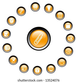Miscellaneous office vector icons