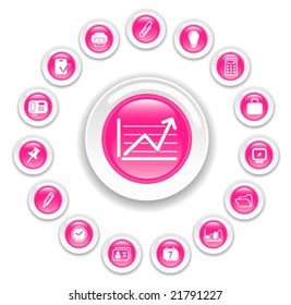 Miscellaneous office vector icons