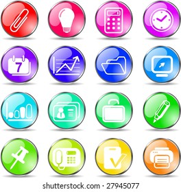 Miscellaneous office vector icons