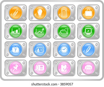 Miscellaneous office vector icons