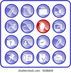 Miscellaneous office vector icons