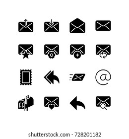 Miscellaneous set of email icon