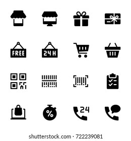 Miscellaneous shopping icons - set