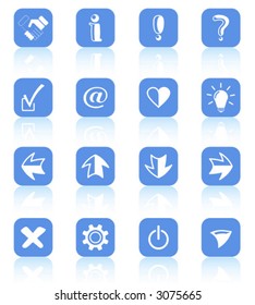 Miscellaneous signs iconset