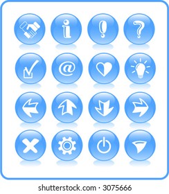 Miscellaneous signs iconset