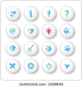 Miscellaneous signs vector iconset