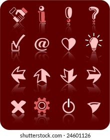 Miscellaneous signs vector iconset