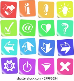 Miscellaneous signs vector iconset