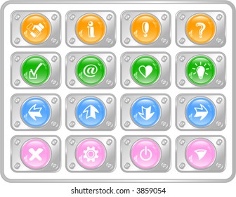 Miscellaneous signs vector iconset