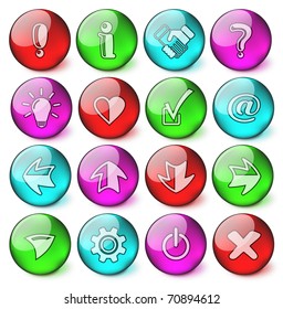 Miscellaneous signs vector iconset - EPS10