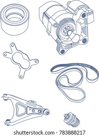 Miscellaneous spares in lines