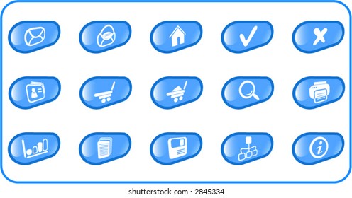 Miscellaneous vector web icons